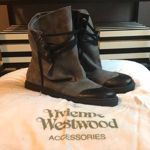 Authentic Vivienne Westwood suede shoes